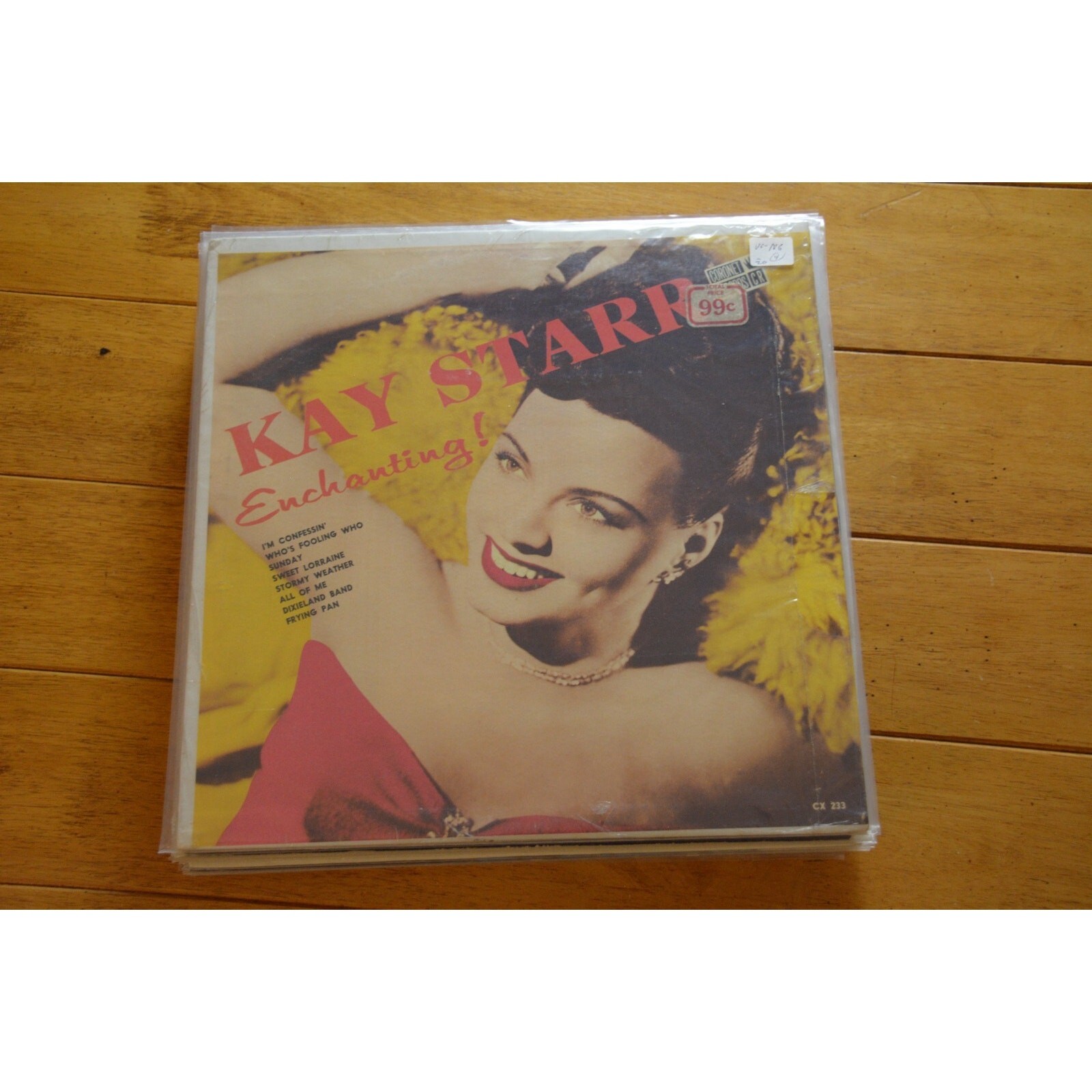 KAY STARR "ENCHANTING" LP 12" VINYL RECORD CHEESECAKE VG [1]