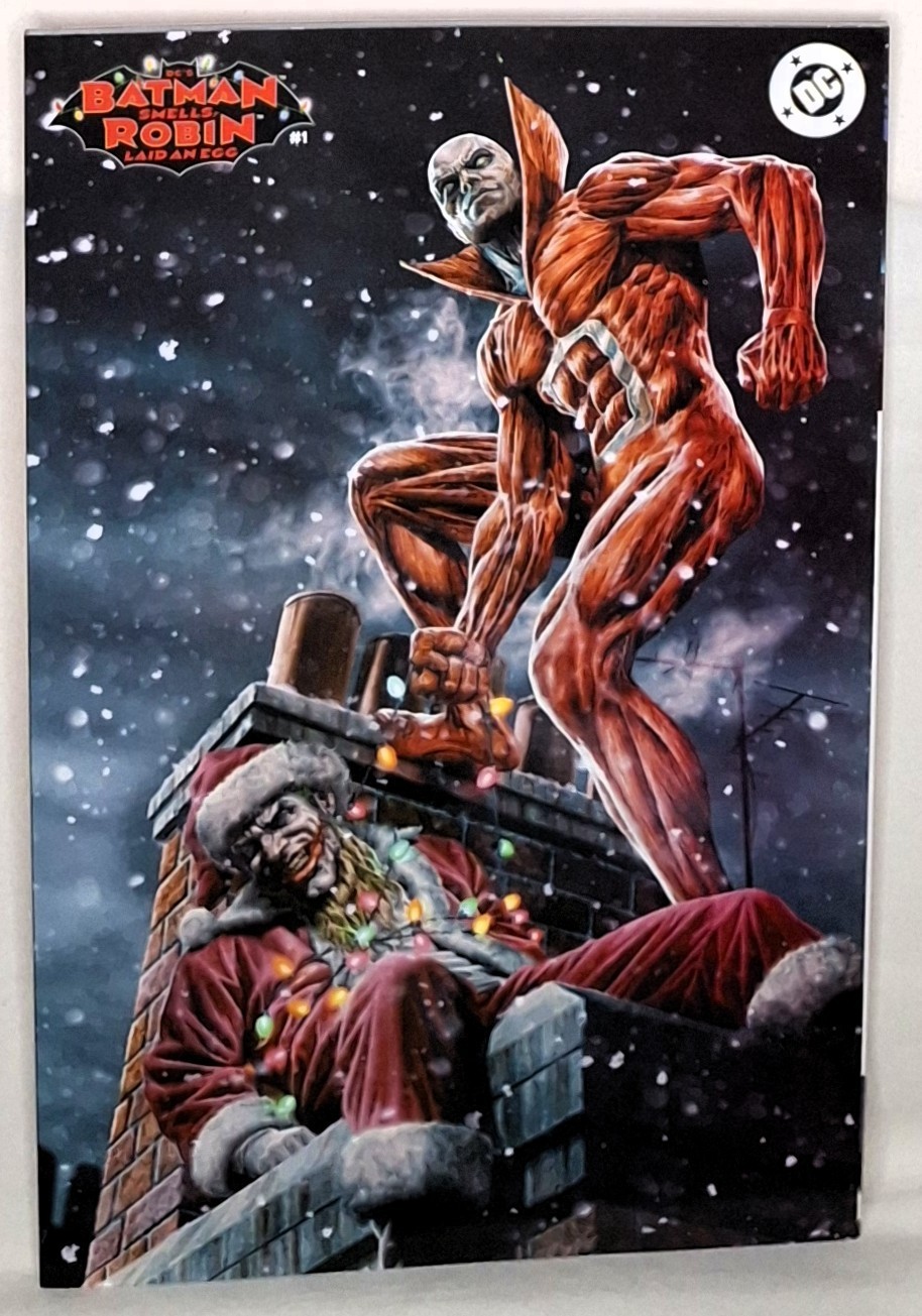 BATMAN SMELLS ROBIN LAY AN EGG #1 | Copertina variante Lee Bermejo | DC Comics