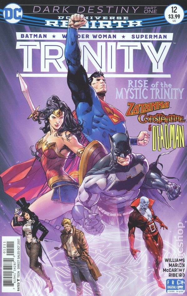 Trinity #12A Mann VG 2017 immagine stock basso grado