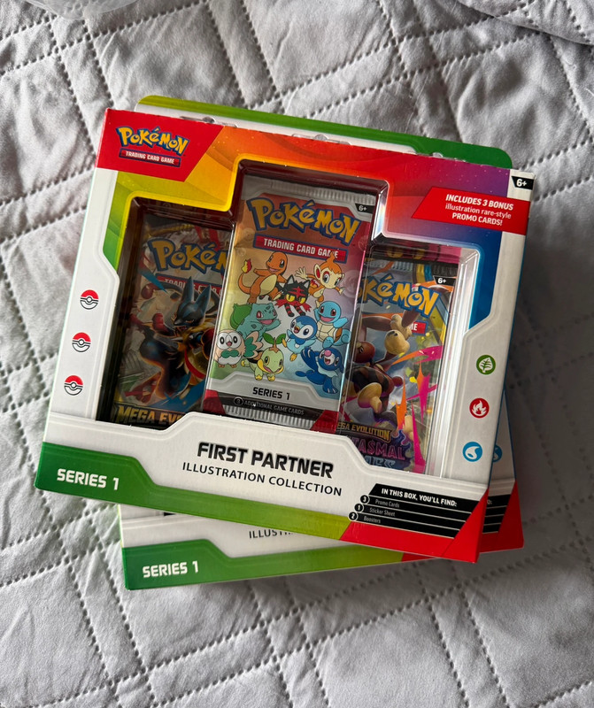 2x Pokémon - First Partner Illustration Collection - Series 1 - Creatures Inc