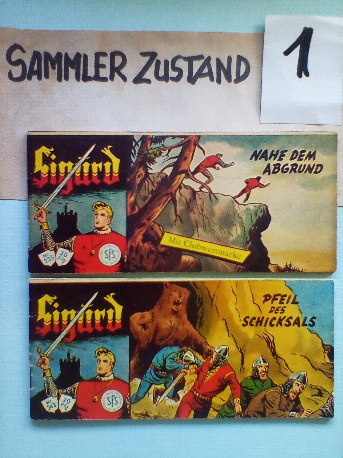 SIGURD LEHNING. PICCOLO N.235+243. OTTIMO