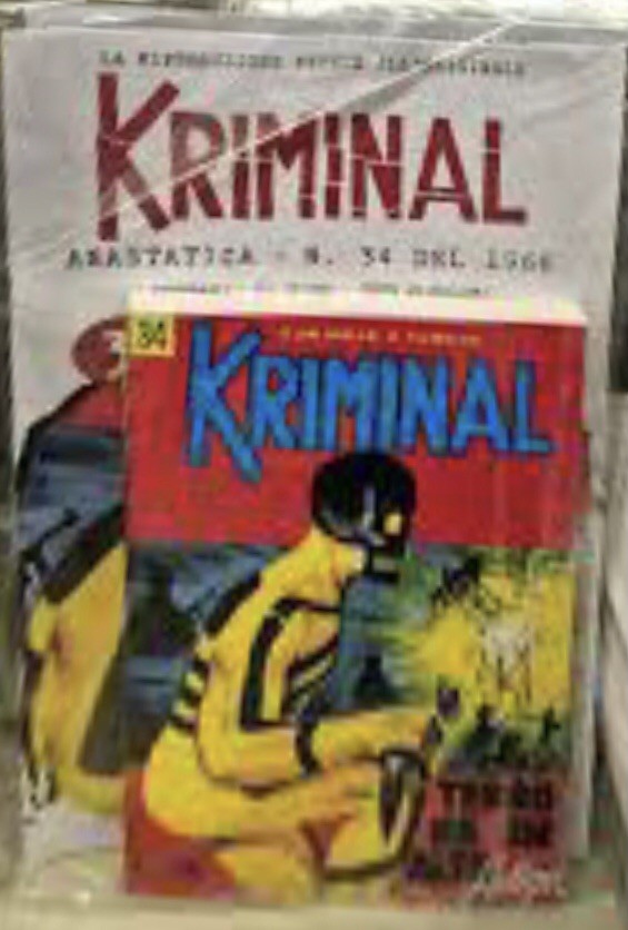 KRIMINAL ANASTATICA N°34 NUOVO BLISTERATO TERRORE IN ALTO ADIGE