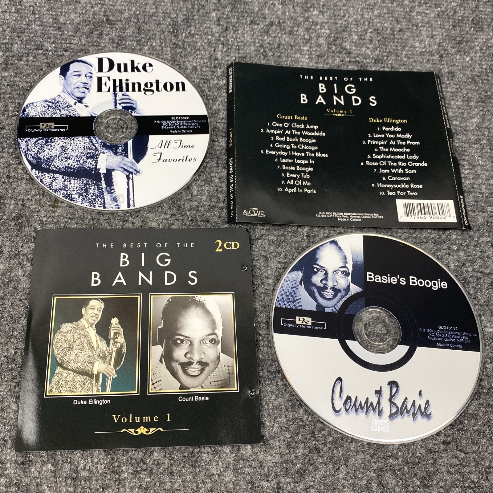 Best of Big Bands Vol 1 2CD Duke Ellington Count Basie FreeShip NoCase Jazz