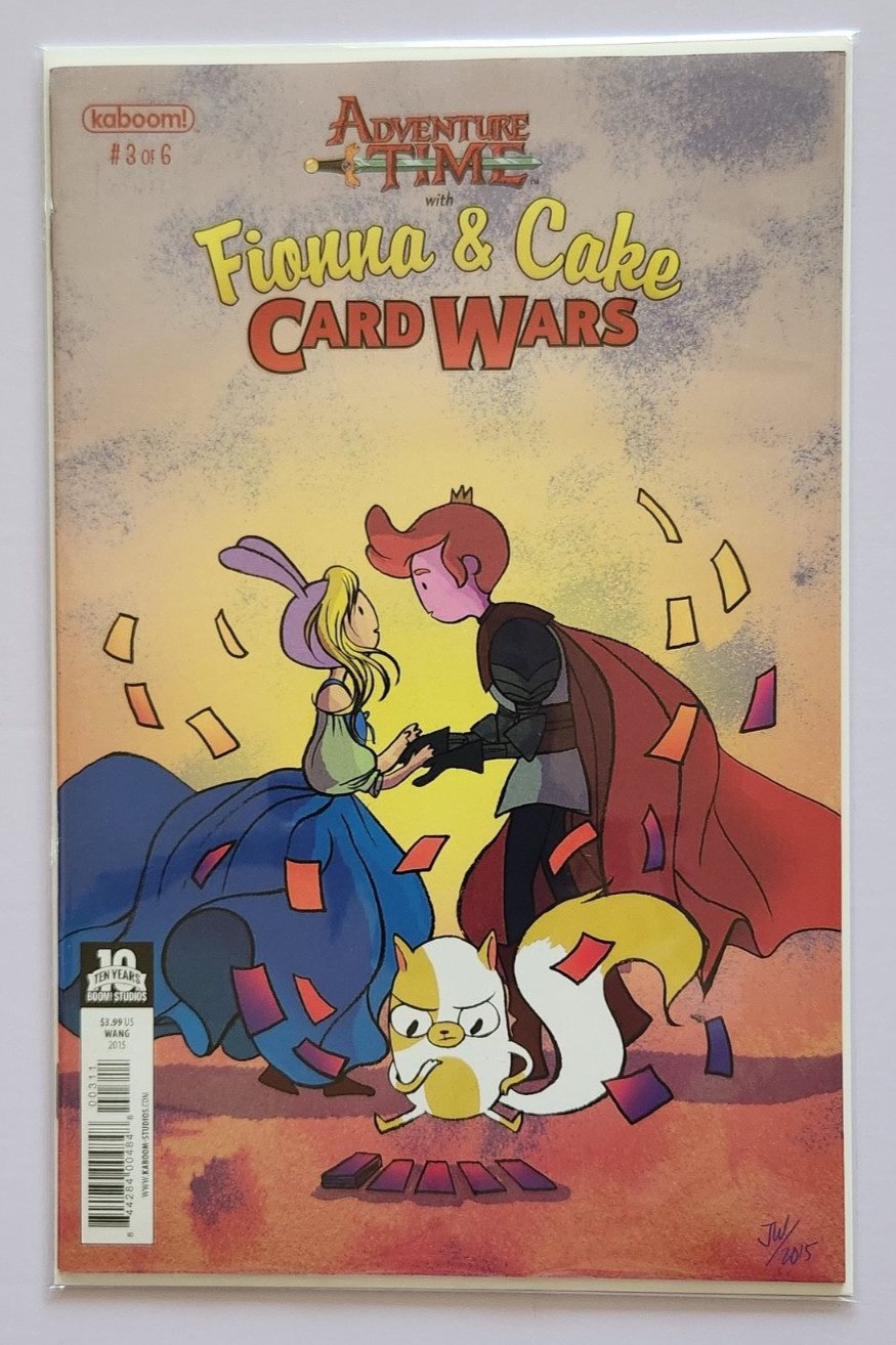 Adventure Time Fionna & Cake Card Wars #3 Comic 2015 Cover A Jen Wang KaBOOM NM