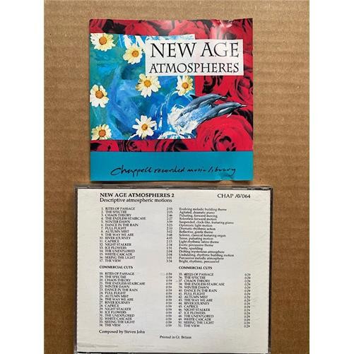 STEVEN JOHN NEW AGE ATMOSPHERES 2 CD 1993 - 17 generic themes for film use - lig