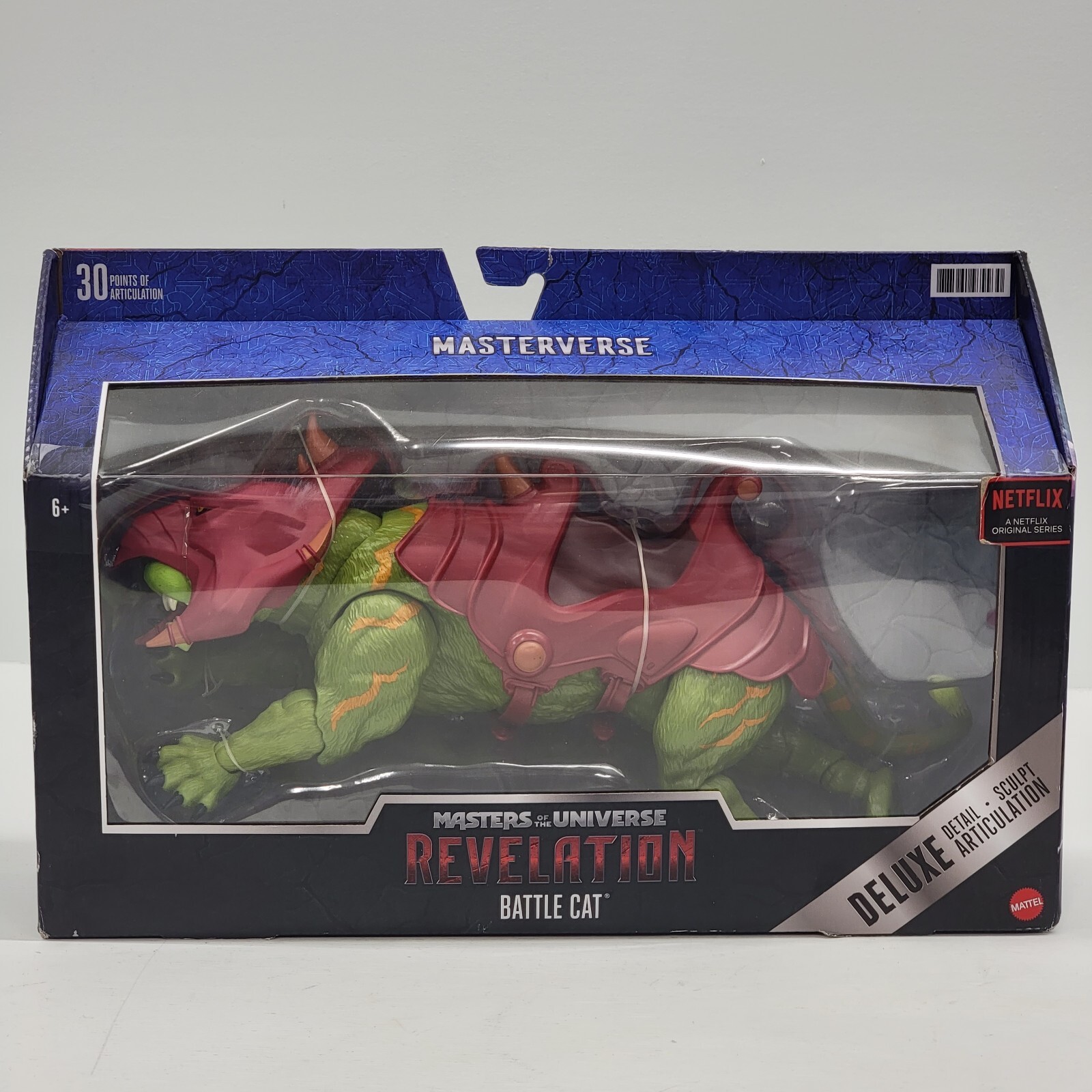 Mattel Masters of the Universe MOTU He-Man Deluxe Revelation Battle Cat Cringer