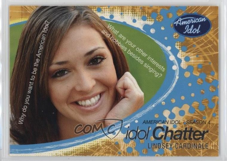 2005 Fleer American Idol: Season 4 Idol Chatter Lindsey Cardinale #20IC 0jk3