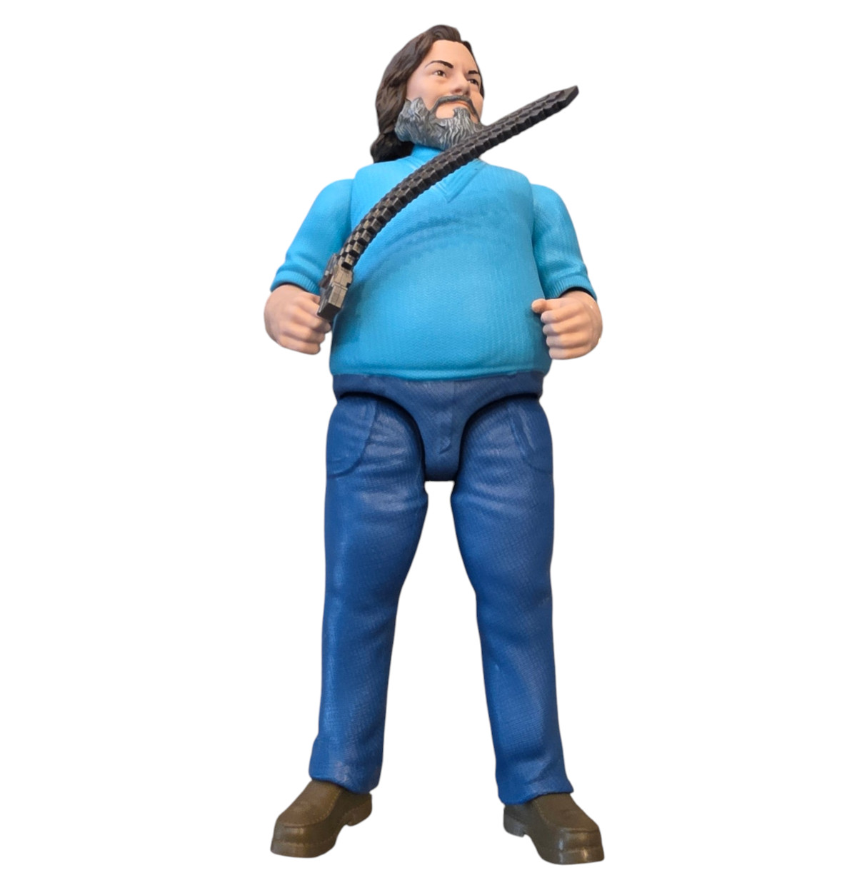 A Minecraft Movie 12" Jack Black Steve Modellino Grande Mattel