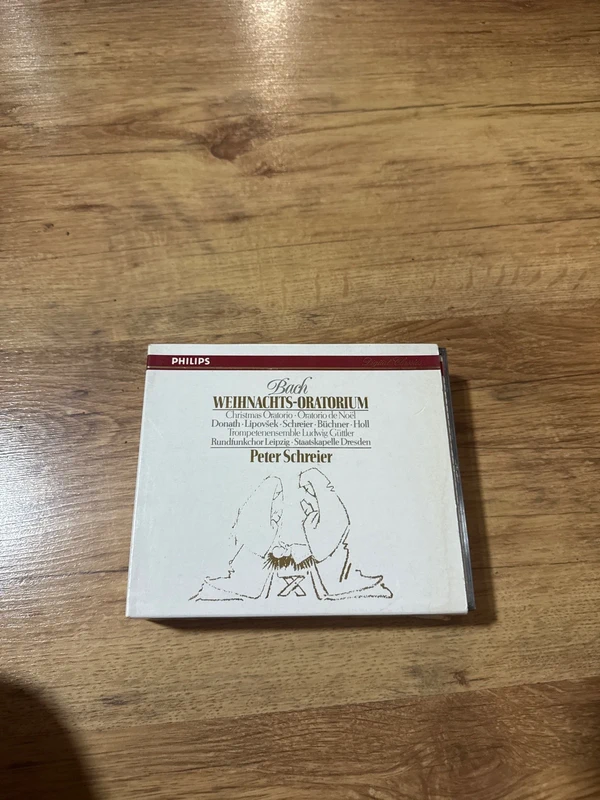 Cd Bach weihnachts oratorium Peter schreier