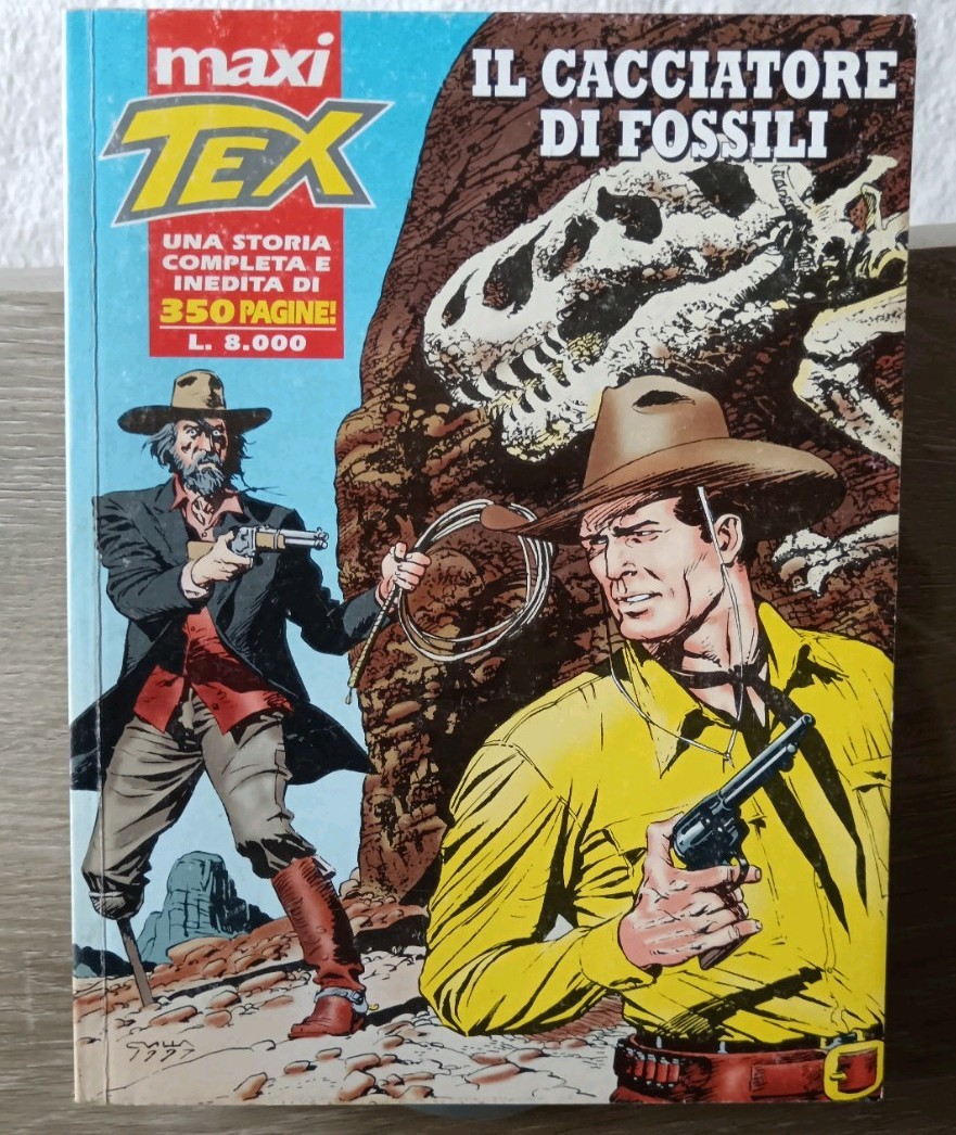 MAXI TEX 2 IL CACCIATORE DI FOSSILI SERGIO BONELLI EDITORE 1997