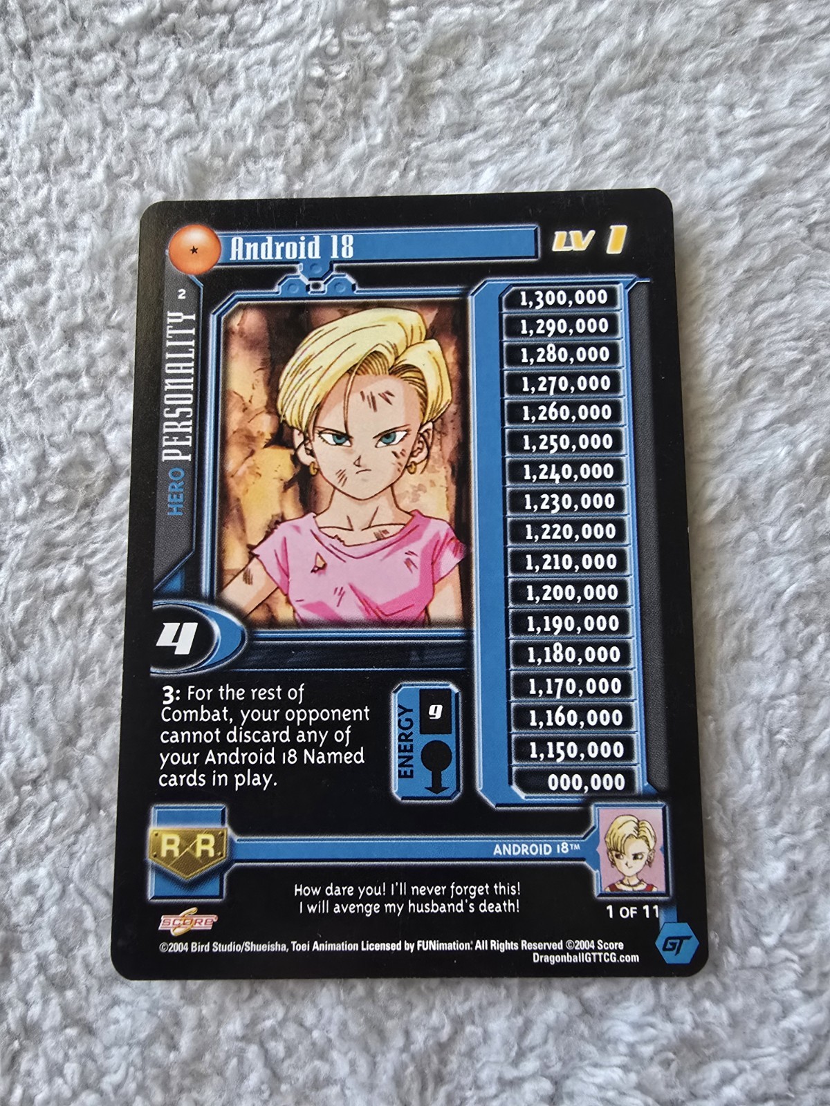 DBGT Dragon Ball GT Android 18 2 CCG Limited Super 17 Saga MP 