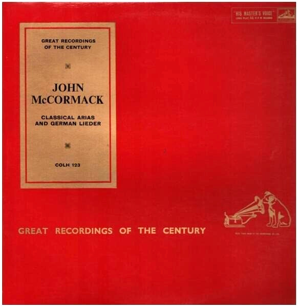 John McCormack - Classical Arias And German Lieder - LP 1962