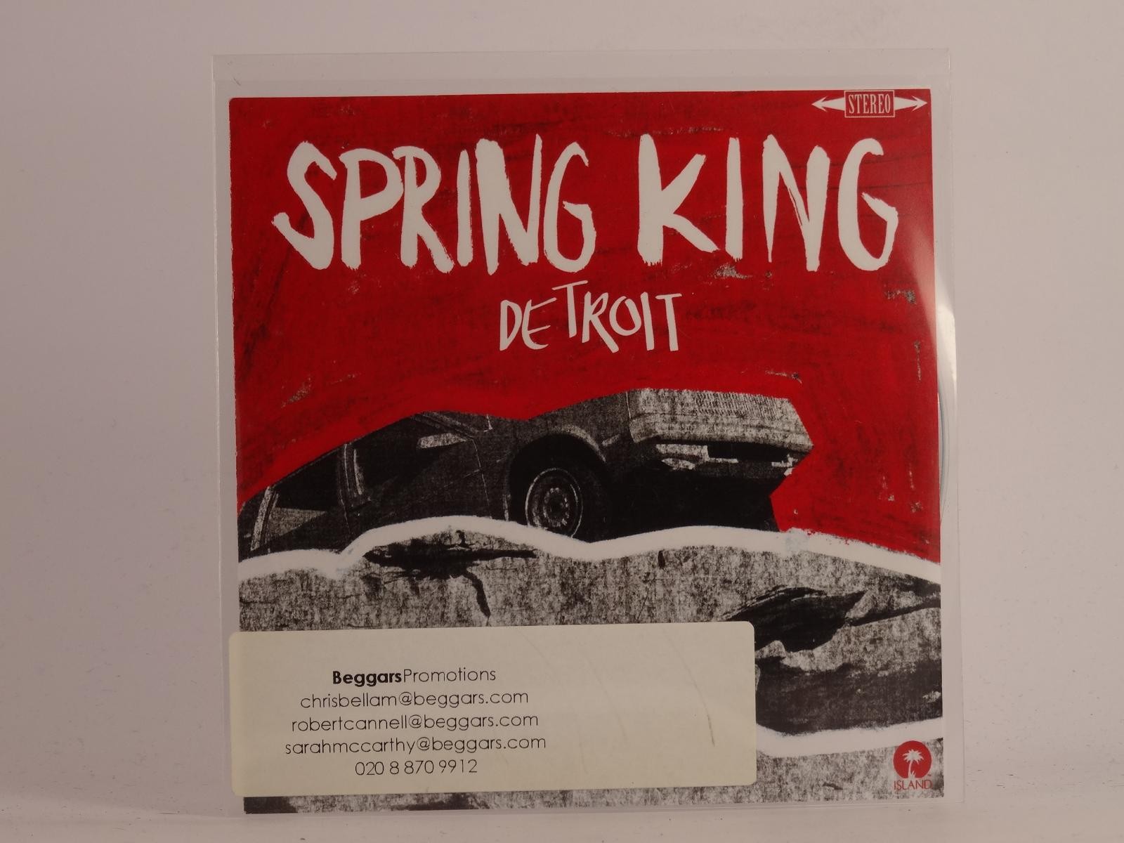 SPRING KING DETROIT (E78) 1 Track Promo CD Single including Picture Sleeve ISLAN