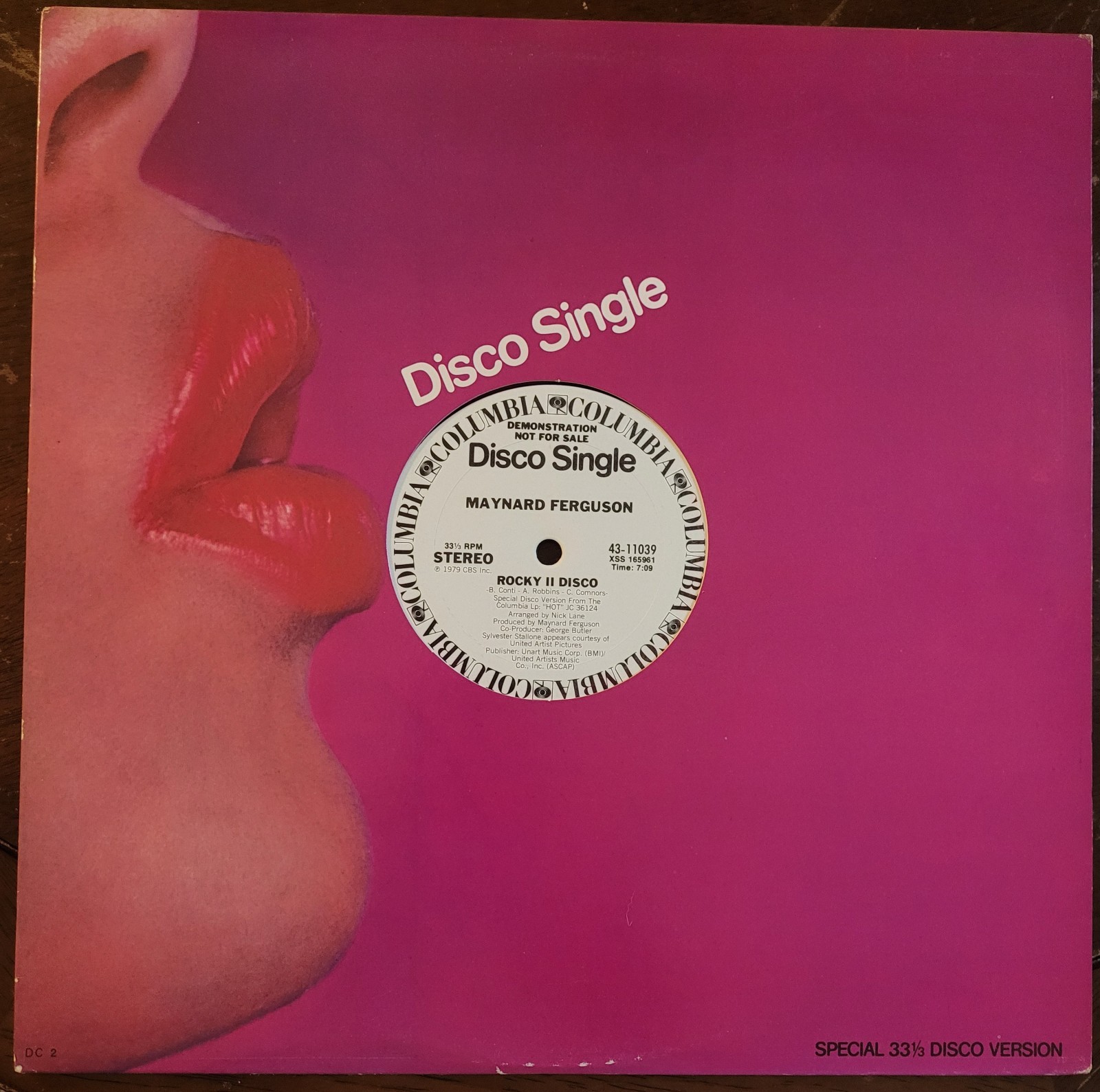 Maynard Ferguson-Rocky II Disco-Rare 1979 Promo Jazz Disco 12"-Columbia-VSVG++