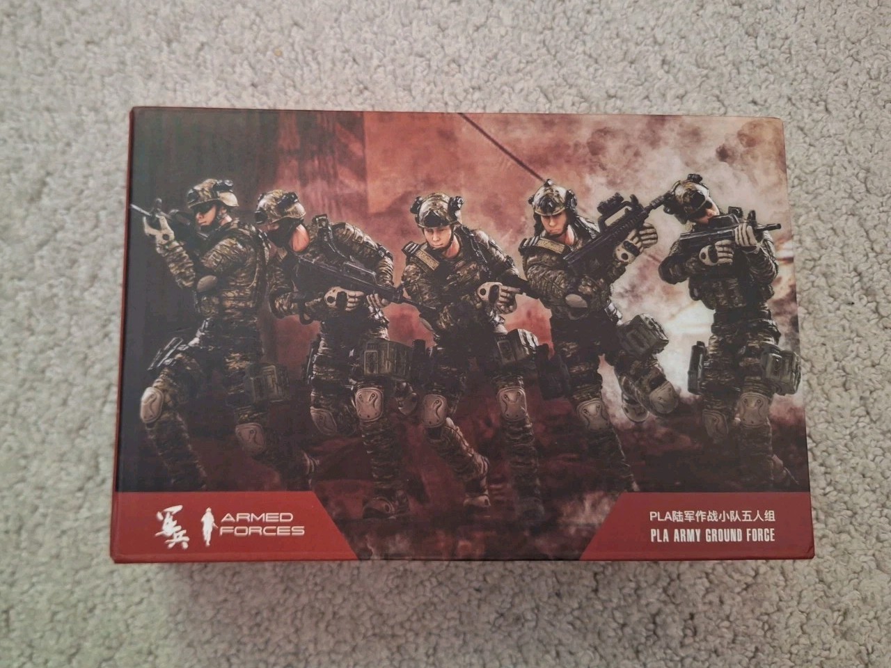 JOYTOY 1/18 PLA Army Ground Force 5 Figure Set Rare Military Figures