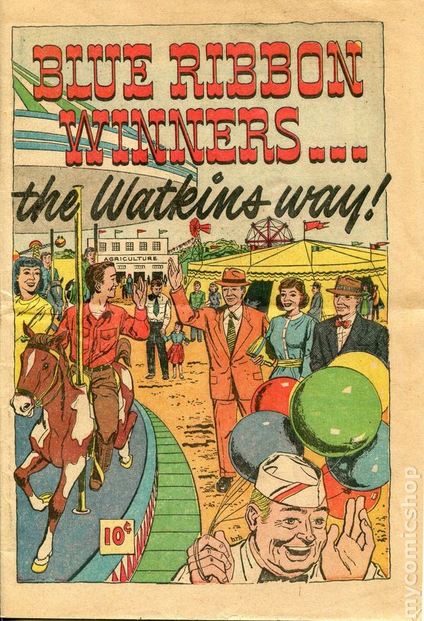Nastro Blu Winners The Watkins Way #1 VG- 3,5 1950 Immagine Stock