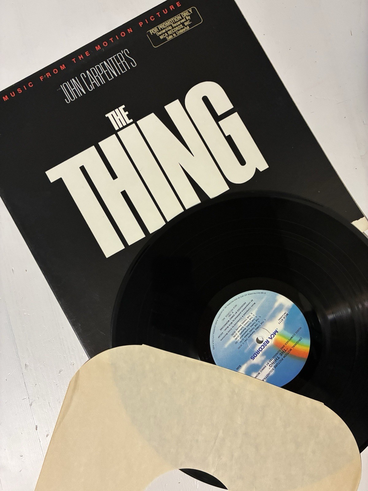 Ennio Morricone – The Thing Original Soundtrack MCA Records 1982 vinyl LP