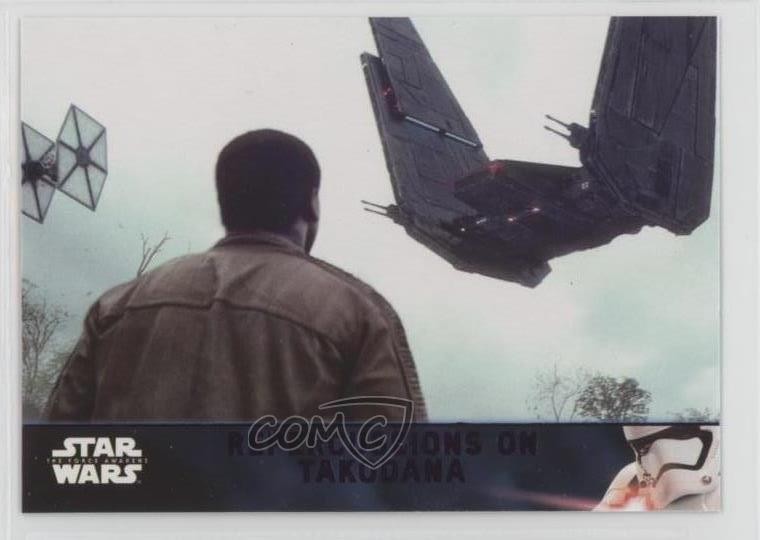 2016 Topps Star Wars: The Force Awakens Series 2 Lightsaber Purple #58 13r5