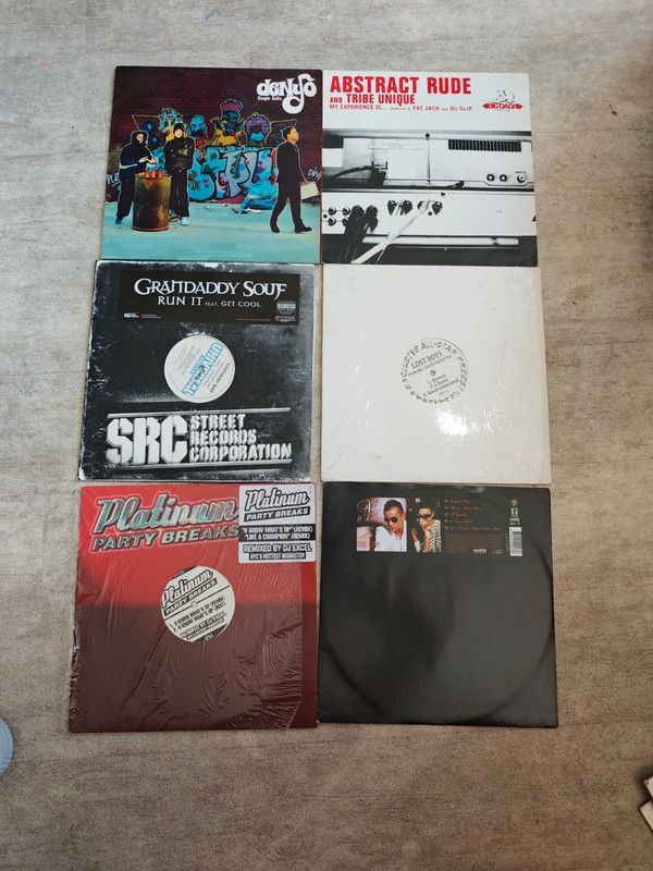 6 Vinyls Set: 6 Hip Hop und DJ Vinyl Set Denyo Abstract Rude Lost Boys