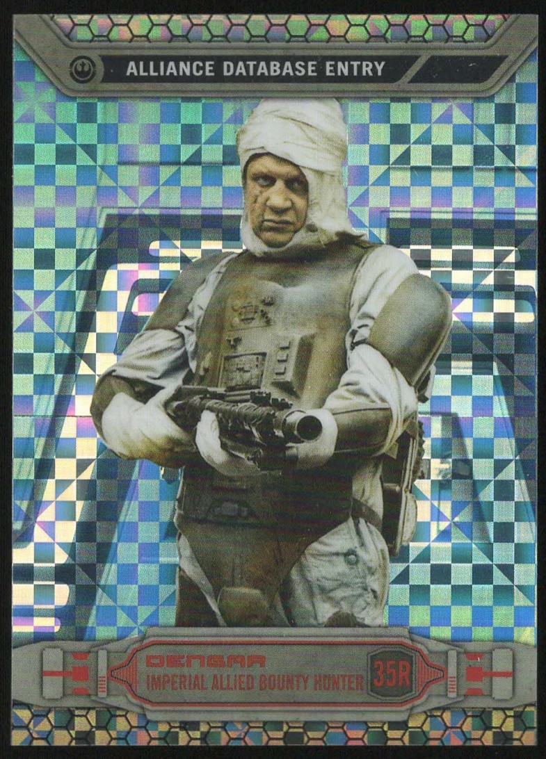 2014 Topps Star Wars Chrome Perspectives "X-FRACTOR" #35R...DENGAR...#20/99