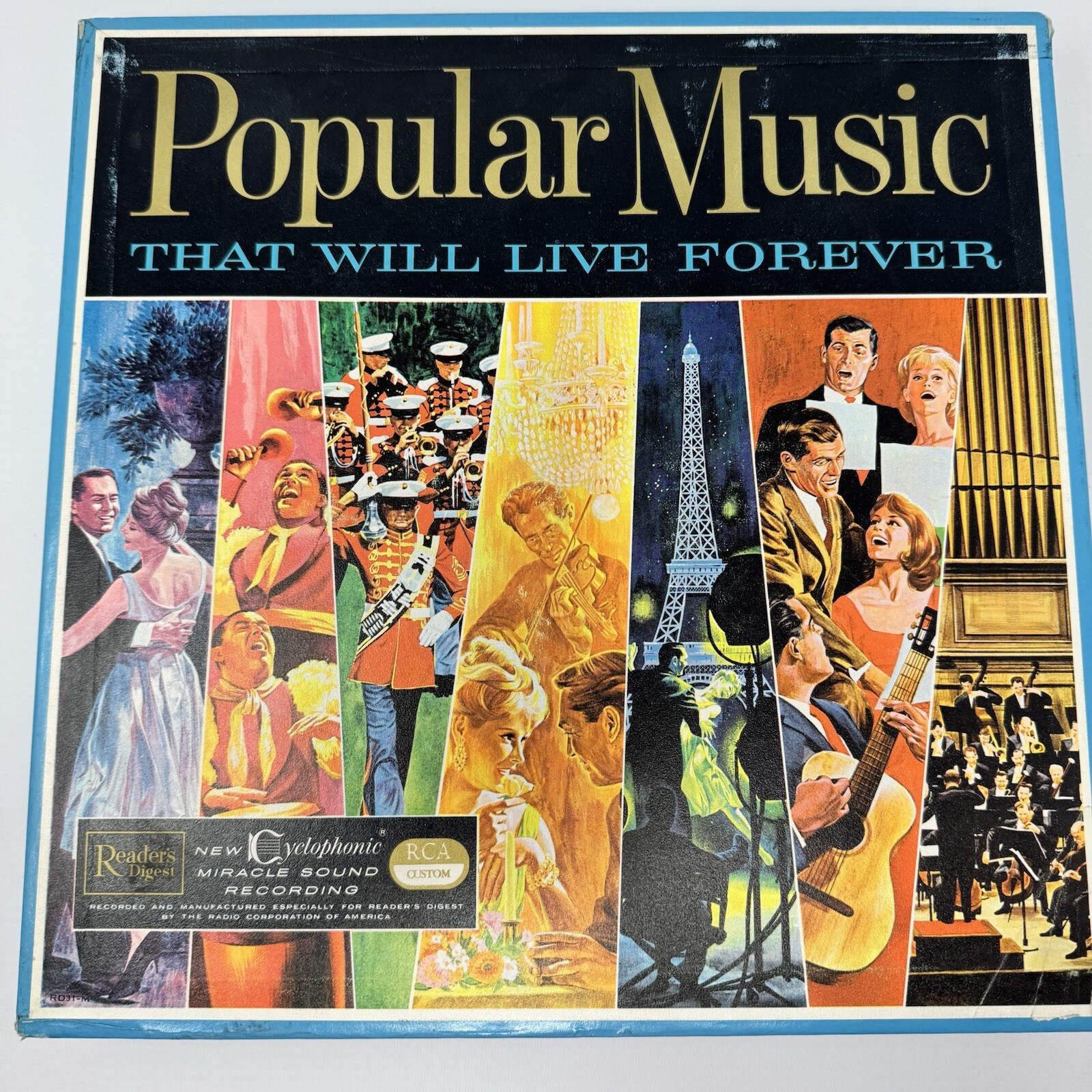 Popular Music that Will Live Forever 10 LP Box Set Record Reader's Digest