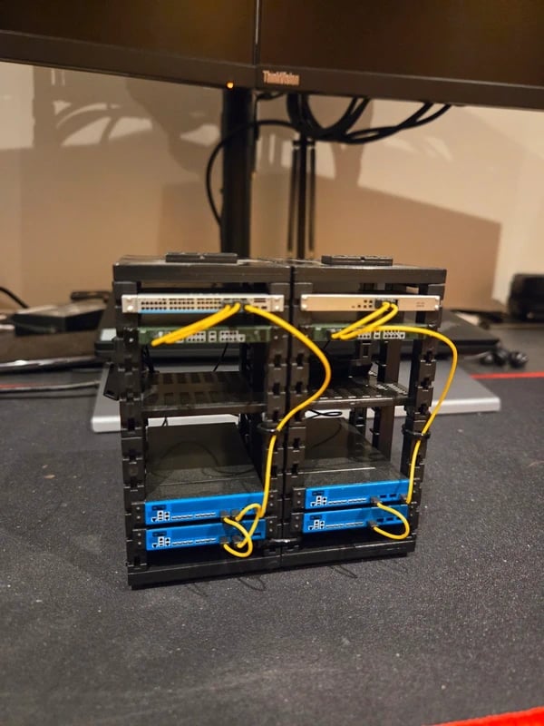 Tarlin Miniature server rack 2 sets