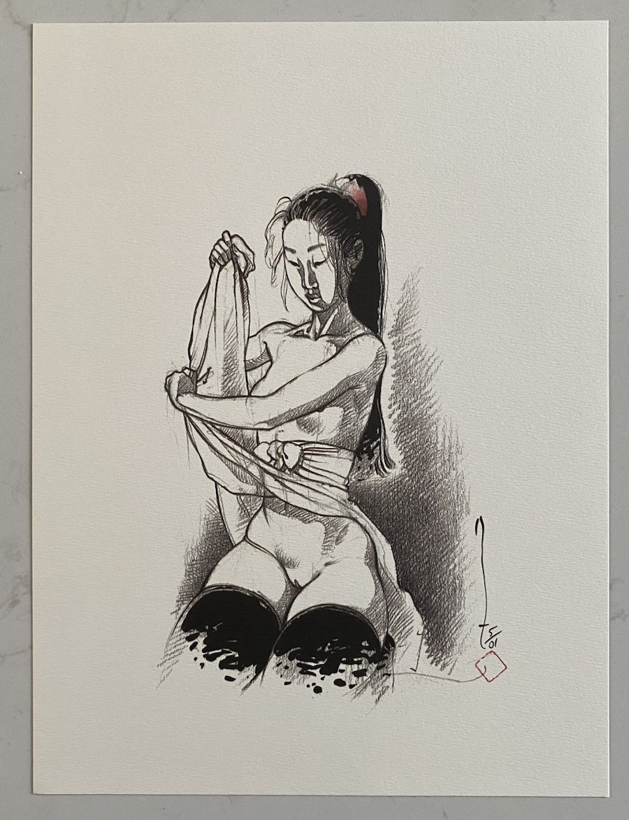 Illustration Ex Libris Sexy 475 Ex Michetz.