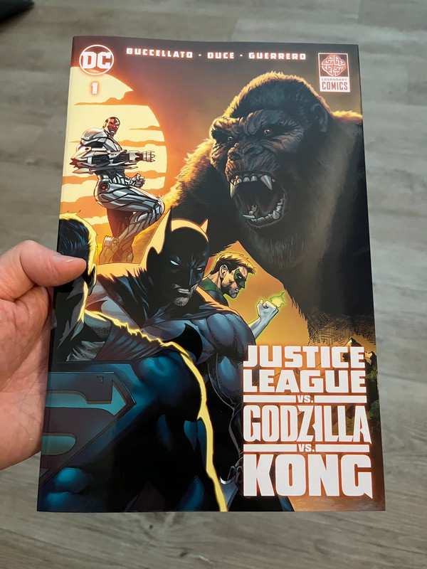 DC Comics / Justice League vs Godzilla vs Kong #1 / 🔑 Christian Duce Cover / vo / English