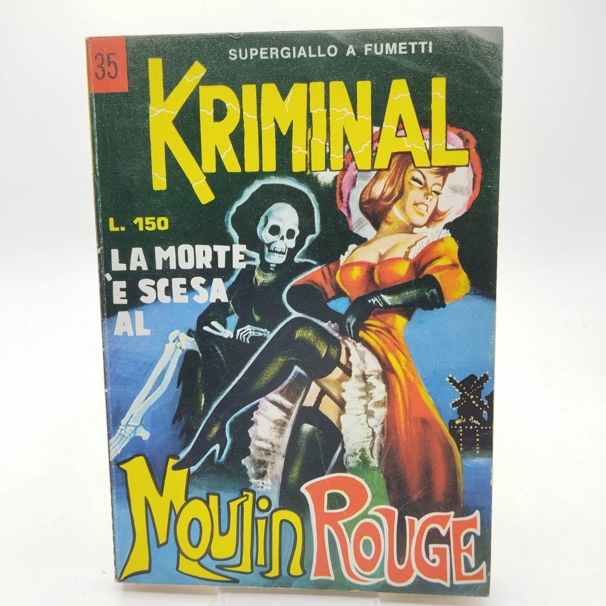 KRIMINAL N. 35   OTTIMO EDICOLA  AUT. 6636  ED. CORNO FEB. 1966 [ST] [UFF-32-35]