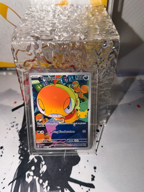Carte Pokémon Baggiguane 140/128 – 30 ans – Illustration Rare – FR