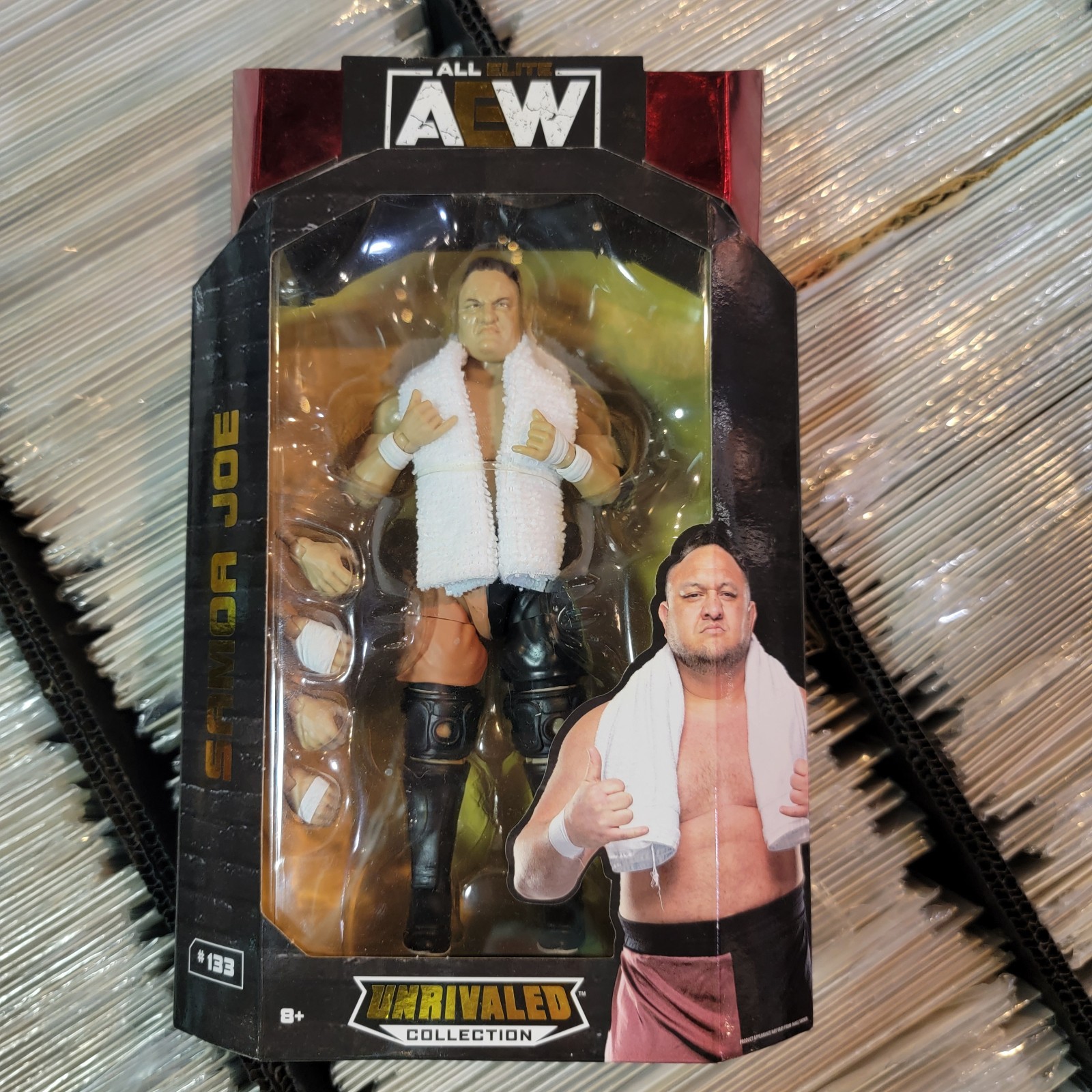 AEW All Elite Wrestling Samoa Joe Action Figure Jazwares senza rivali 2023