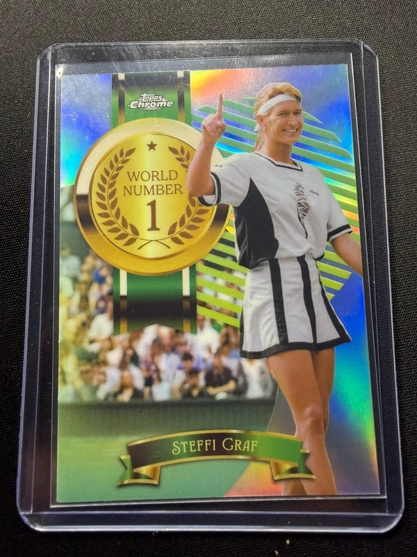 Topps Tennis Chrome / Steffi Graf / Worlds Nr 1 Insert