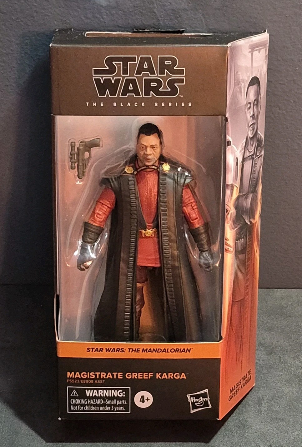 Nuovo Star Wars Serie Nera Il Magistrato Mandaloriano Greef Karga Hasbro
