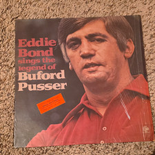Eddie Bond Sings the Legend of Buford Pusser 12" Black Vinyl LP Country