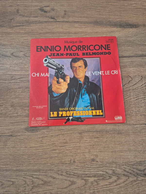 Vinyle 45t ennio morricone le professionnel chi mai