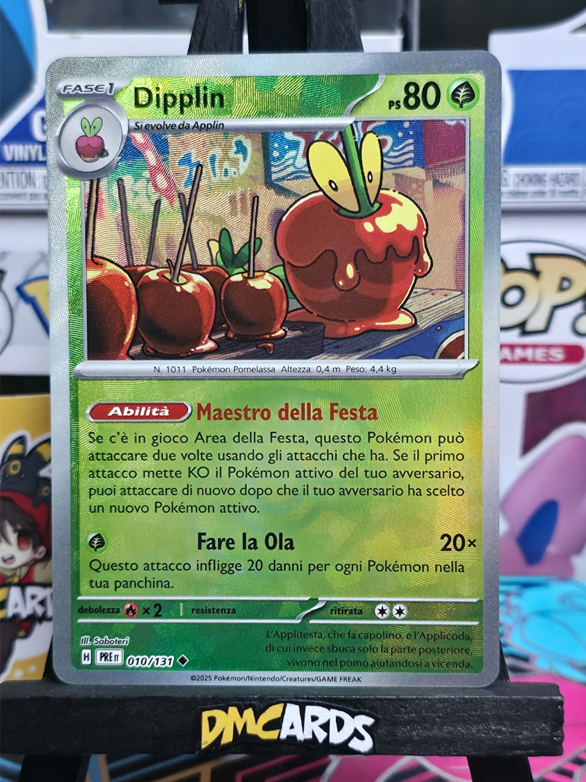 Pokemon Dipplin Master Ball Reverse 010/131 | Evoluzioni Prismatiche Ita | Nm