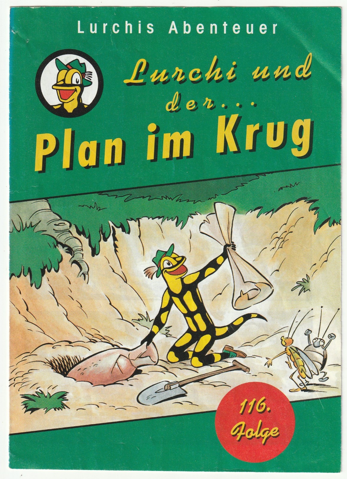 ✪ LAVVENTURA DI LURCHIS #116 Lurchi e il piano in brocca FUMETTO PUBBLICITARIO Z2