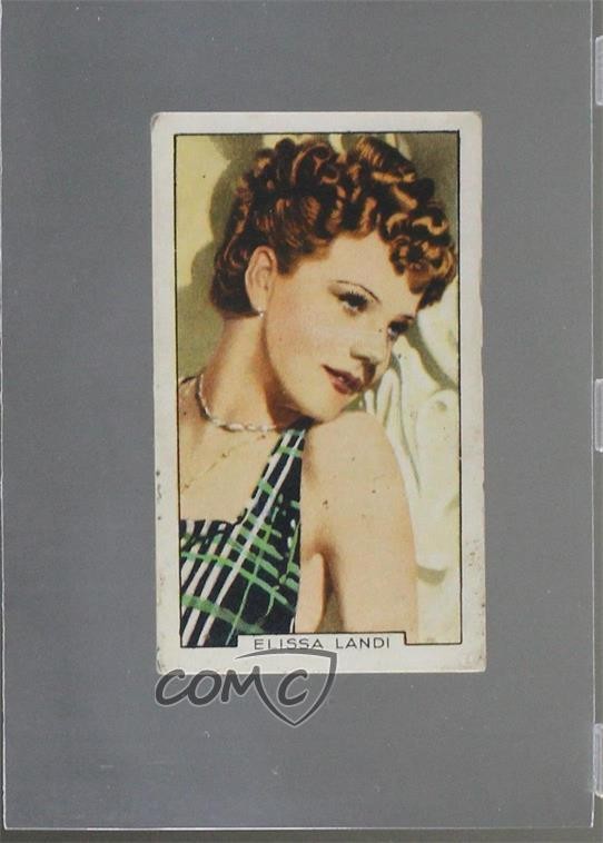 1935 Gallaher Portraits of Famous Stars Tobacco Elissa Landi #43 0v9