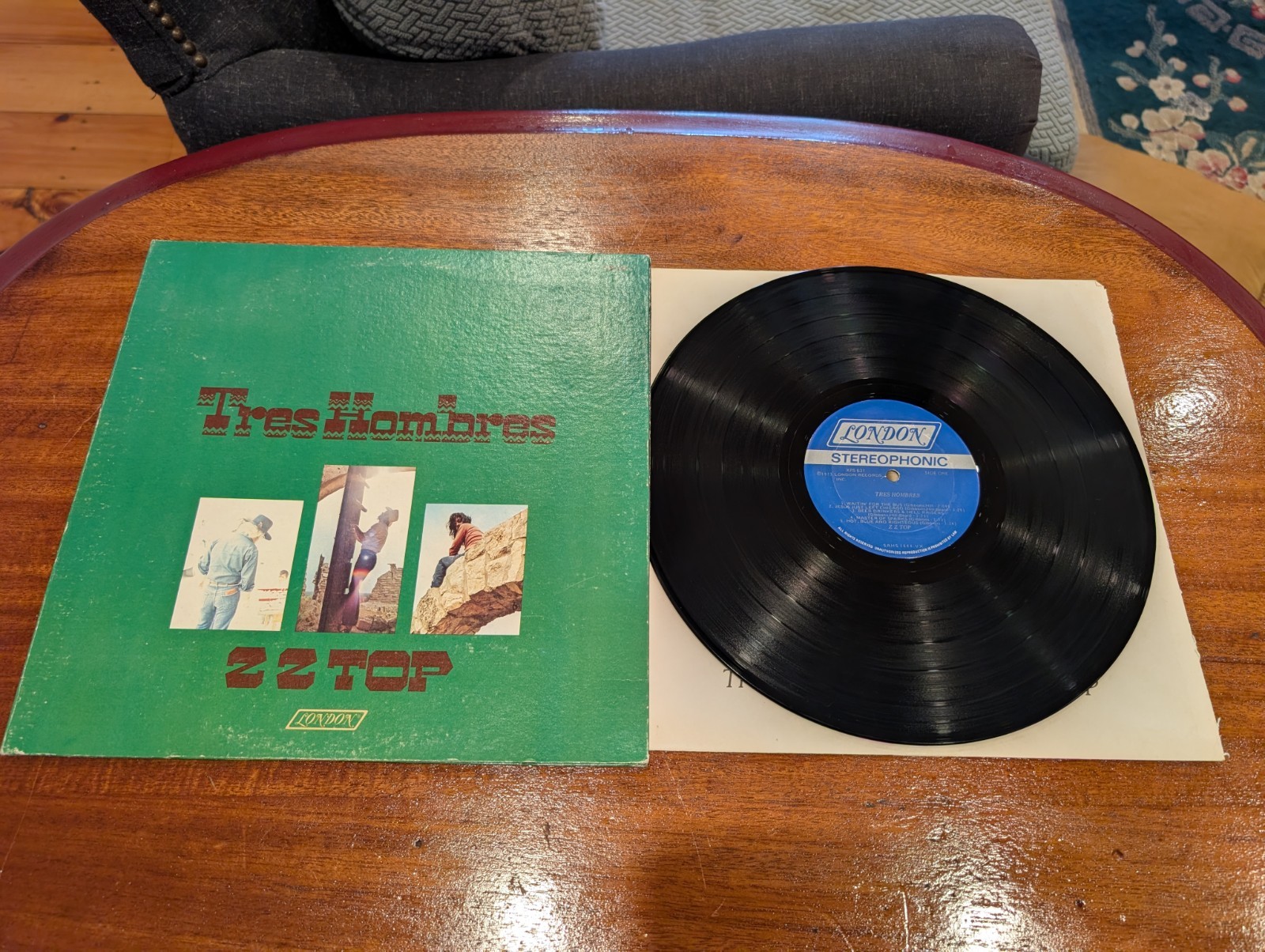 ZZ TOP Tres Hombres TESTED album Early Press record LP vinyl EX Gatefold Beard