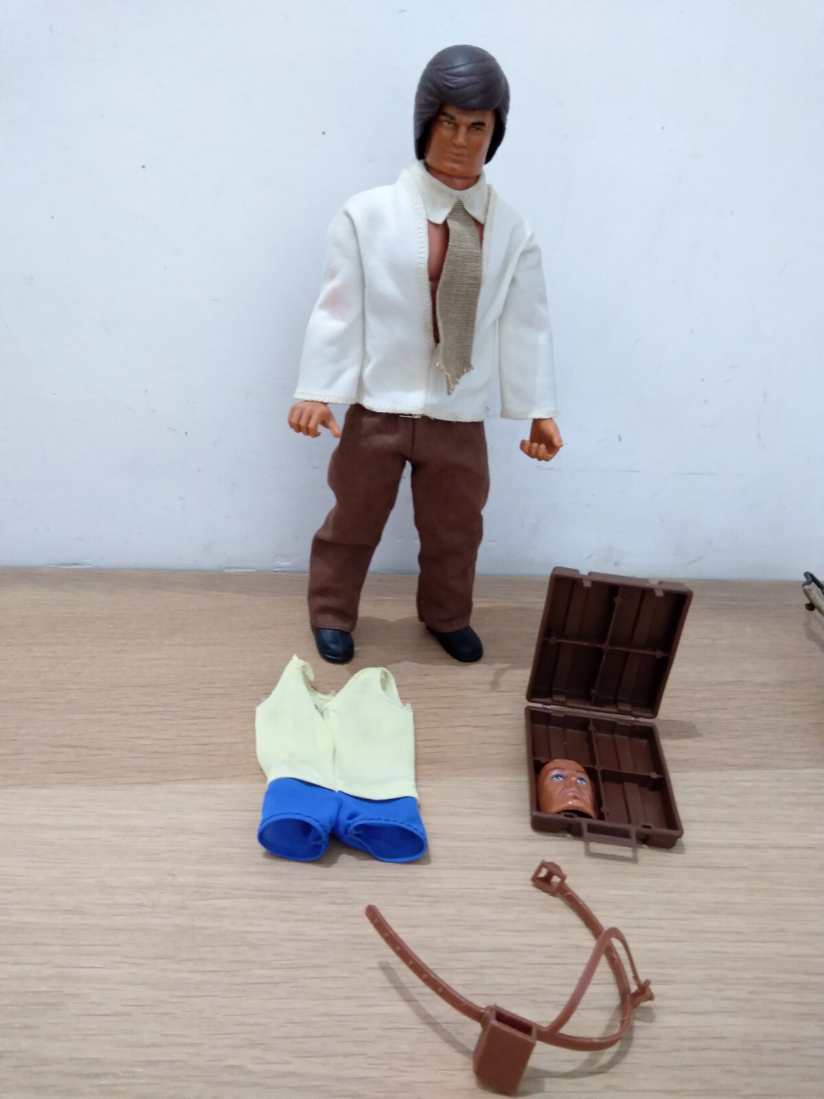 Big Jim Super Agent Secret meccanismo funziona articolazioni ok pelle pulita