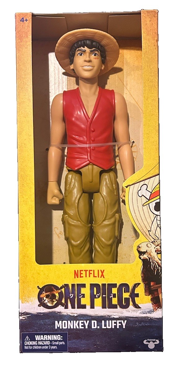 One Piece Monkey.D.Luffy 12 Action Figure Giocattolo da Collezione - Netflix