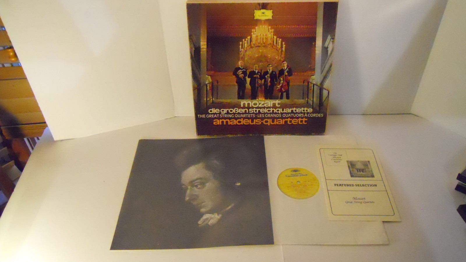 Mozart: The Great String Quartets Deutsche Grammophon 5 LP Set NM 2720 055 RL36