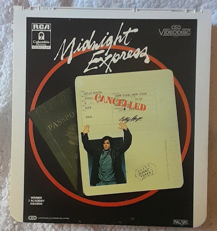 videodisque ced rca. Midnight Express. alan parker brad davis version pal uk teste