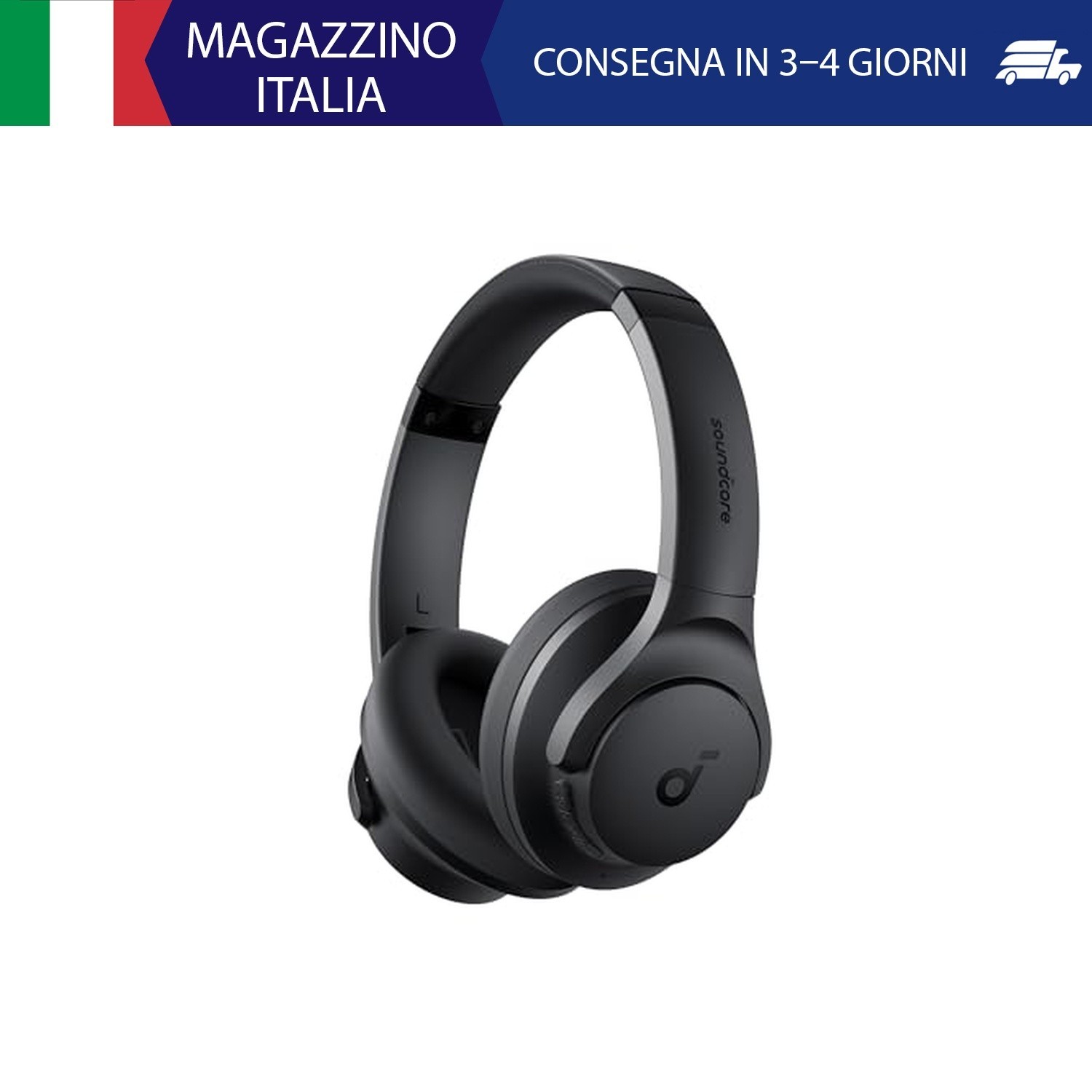 Soundcore by Anker Q20i Cuffie Bluetooth Cancellazione Rumore Attiva Ibrida, Cuf