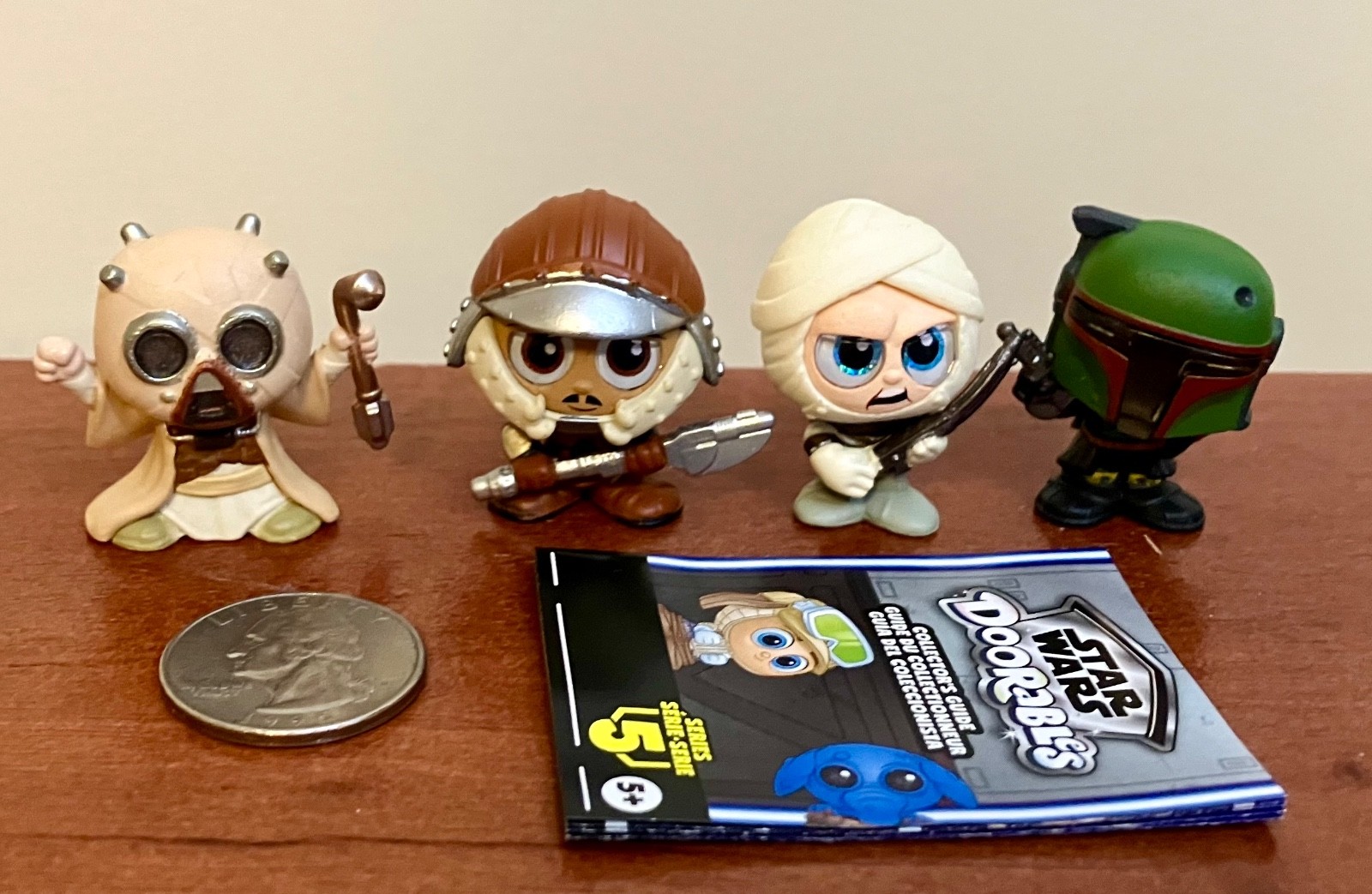 Star Wars Doorables Serie 5 Galaxy Peek: 4 personaggi: R Lando, R Tusken, R Dengar
