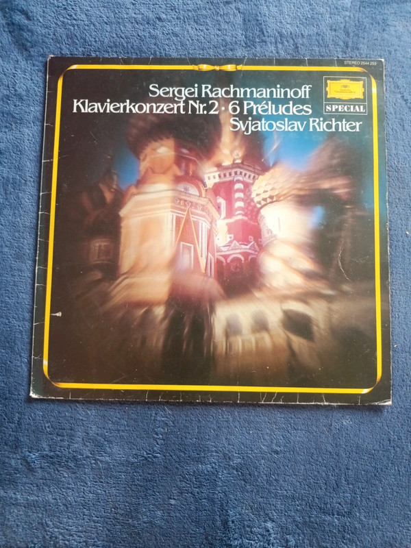Vinyle 33T Rachmaninoff - Concerto Piano N°2 - Sviatoslav Richter (DG)