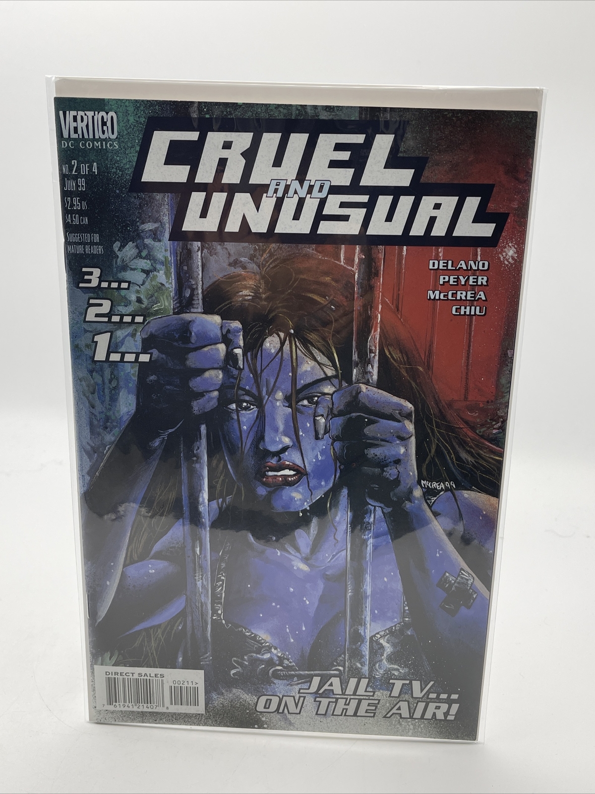Cruel and Unusual #2 DC Comics (Vertigo) July 1999