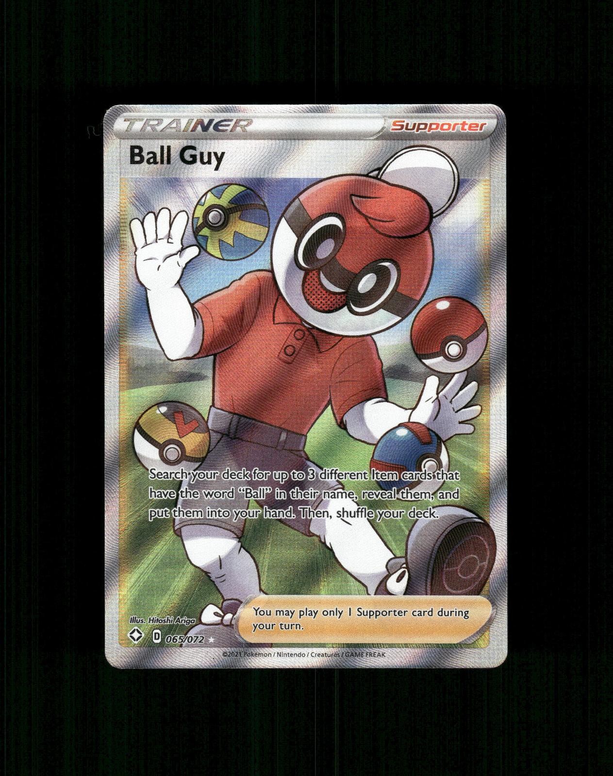 Ball Guy 065/072 Pokemon Destino Splendente Ultra Raro Quasi Nuovo