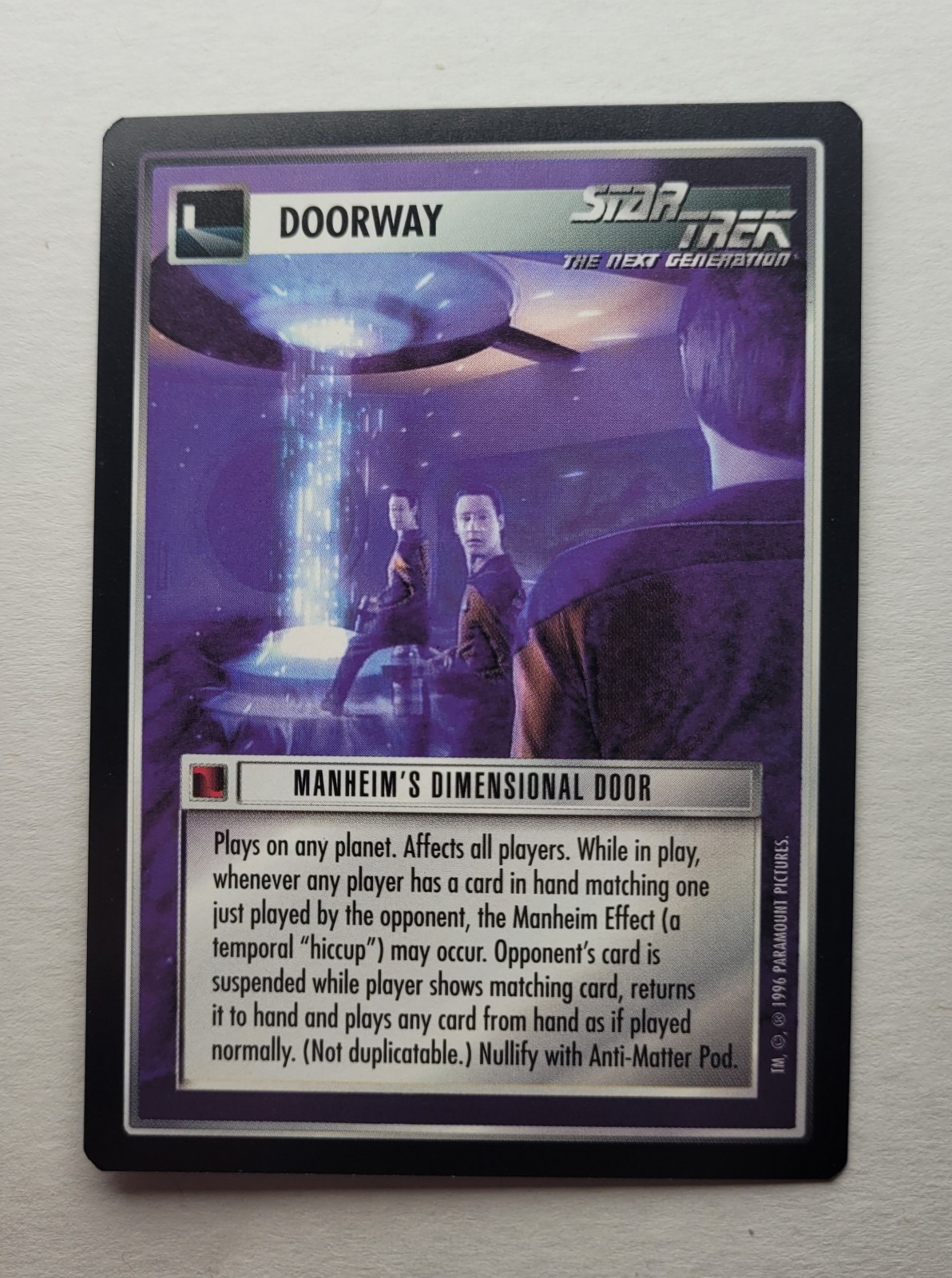 Star Trek CCG: MANHEIM'S DOOR + BONUS | Raro | RISPARMIA FINO AL 25% | 1E Q Cont