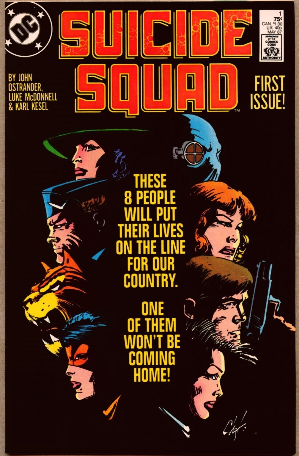 Suicide Squad #1-1987 vf 8.0 1° numero della 1° serie Waller / Deadshot